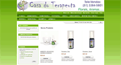 Desktop Screenshot of casadoterapeuta.com.br