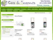 Tablet Screenshot of casadoterapeuta.com.br
